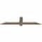 Ekena Millwork Eugene Smooth Timber Gable Bracket, Douglas Fir, 48"W x 12"H x 1 1/2"D x 3 1/2"F, 6/12 Pitch GBW048X12X0204EUG00SDF - alternate 5